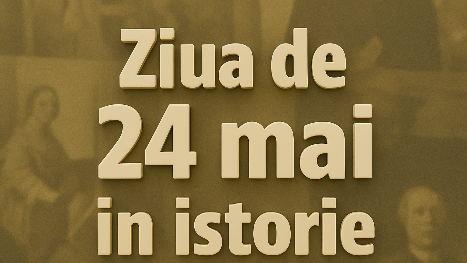 Ziua de 24 Mai în istorie