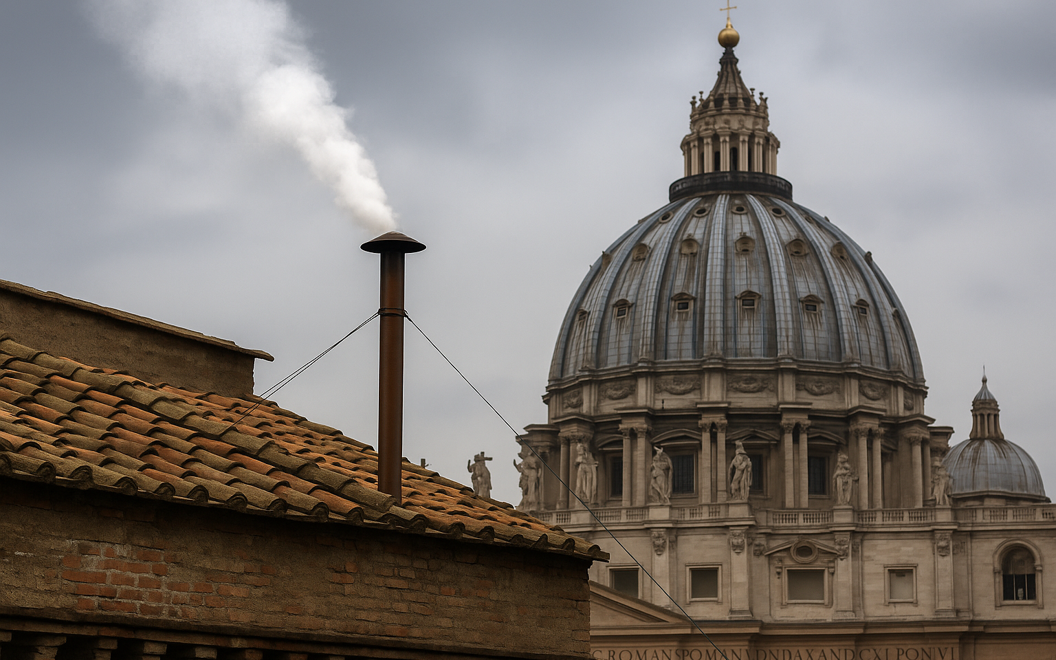 Vaticanul instalează sistemul de semnal cu fum care va anunța alegerea noului Papă