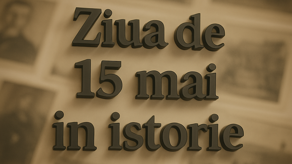 Ziua de 15 mai în istorie