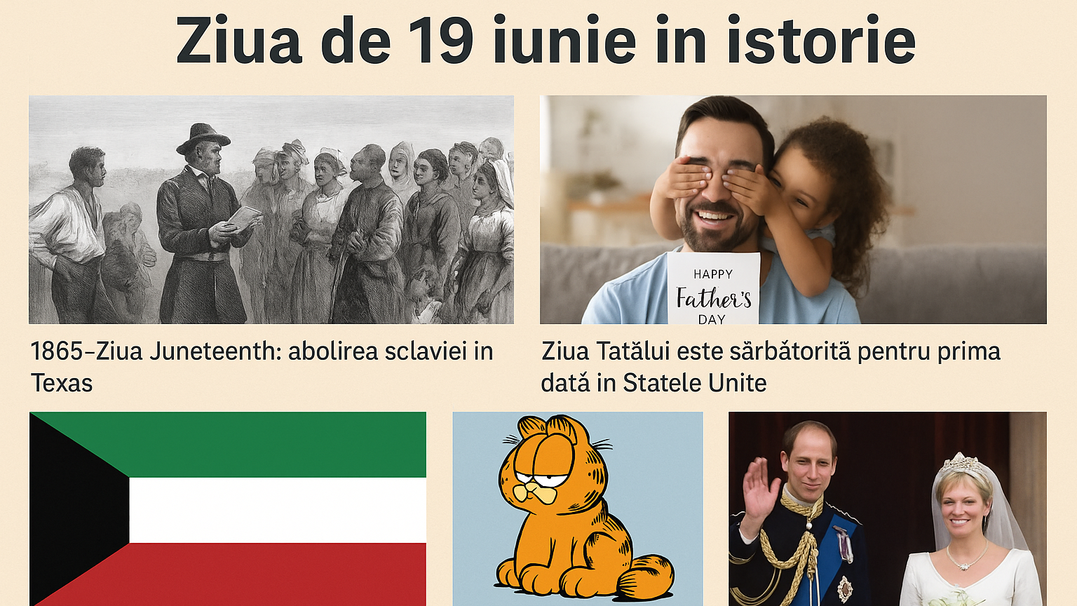 Ziua de 19 iunie în istorie