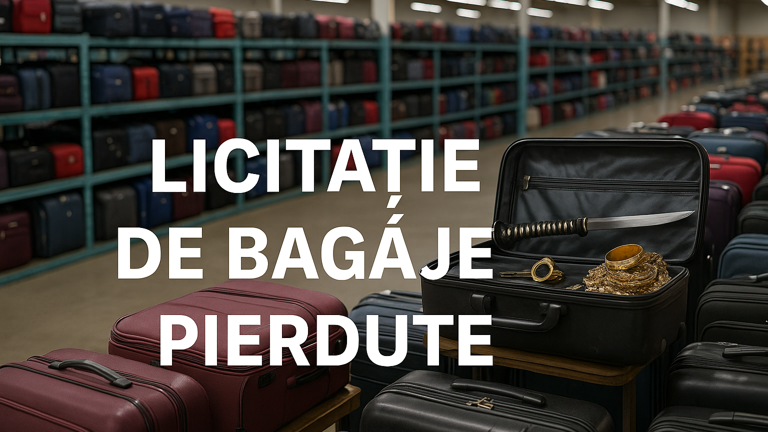 Bagajele pierdute, de la mister la business: cum ajung valizele nerevendicate la licitație și ce se întâmplă în România