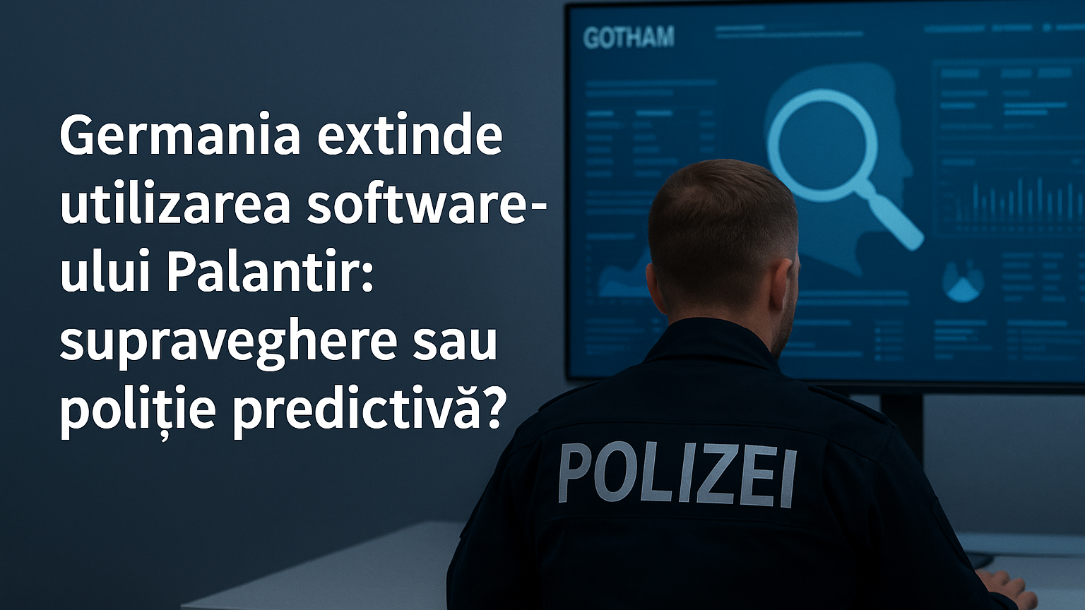 Germania extinde utilizarea software-ului Palantir: supraveghere sau poliție predictivă?