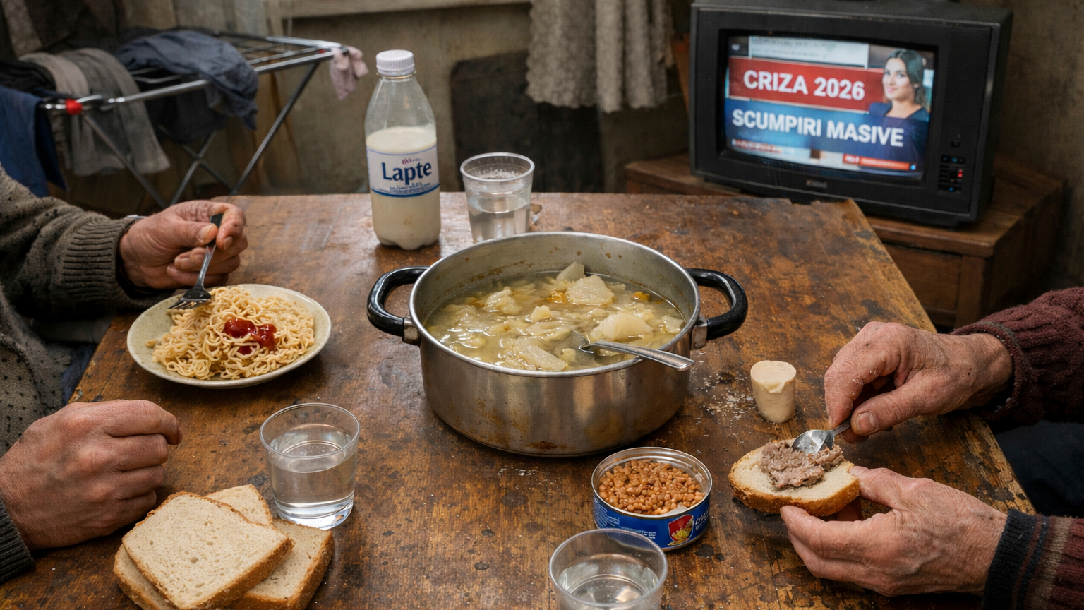 Mâncarea devine lux: ce pun românii pe masă în 2026, într-o economie care strânge șurubul