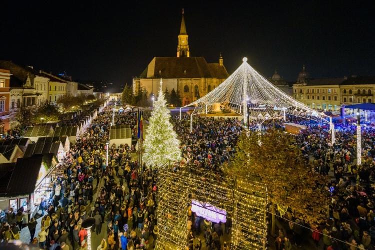 Clujul face magie de Revelion: Lasere și drone în loc de artificii, pentru animale și mediu imagine postare