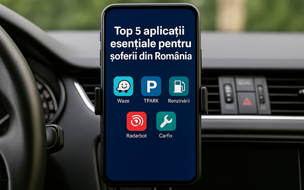 Top 5 aplicații esențiale pentru șoferii din România imagine postare