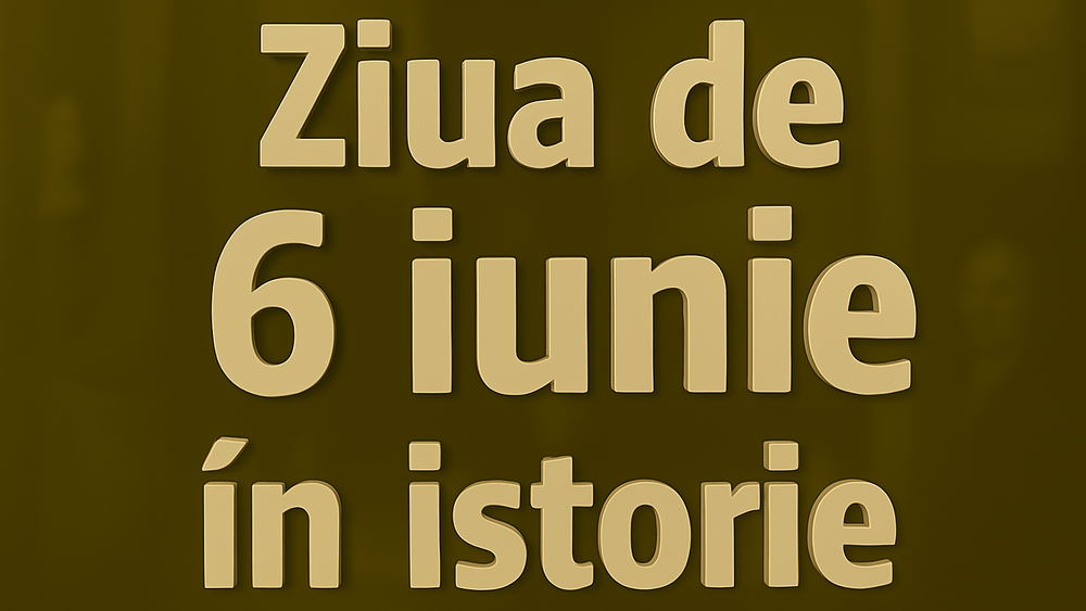 Ziua de 6 iunie în istorie imagine postare