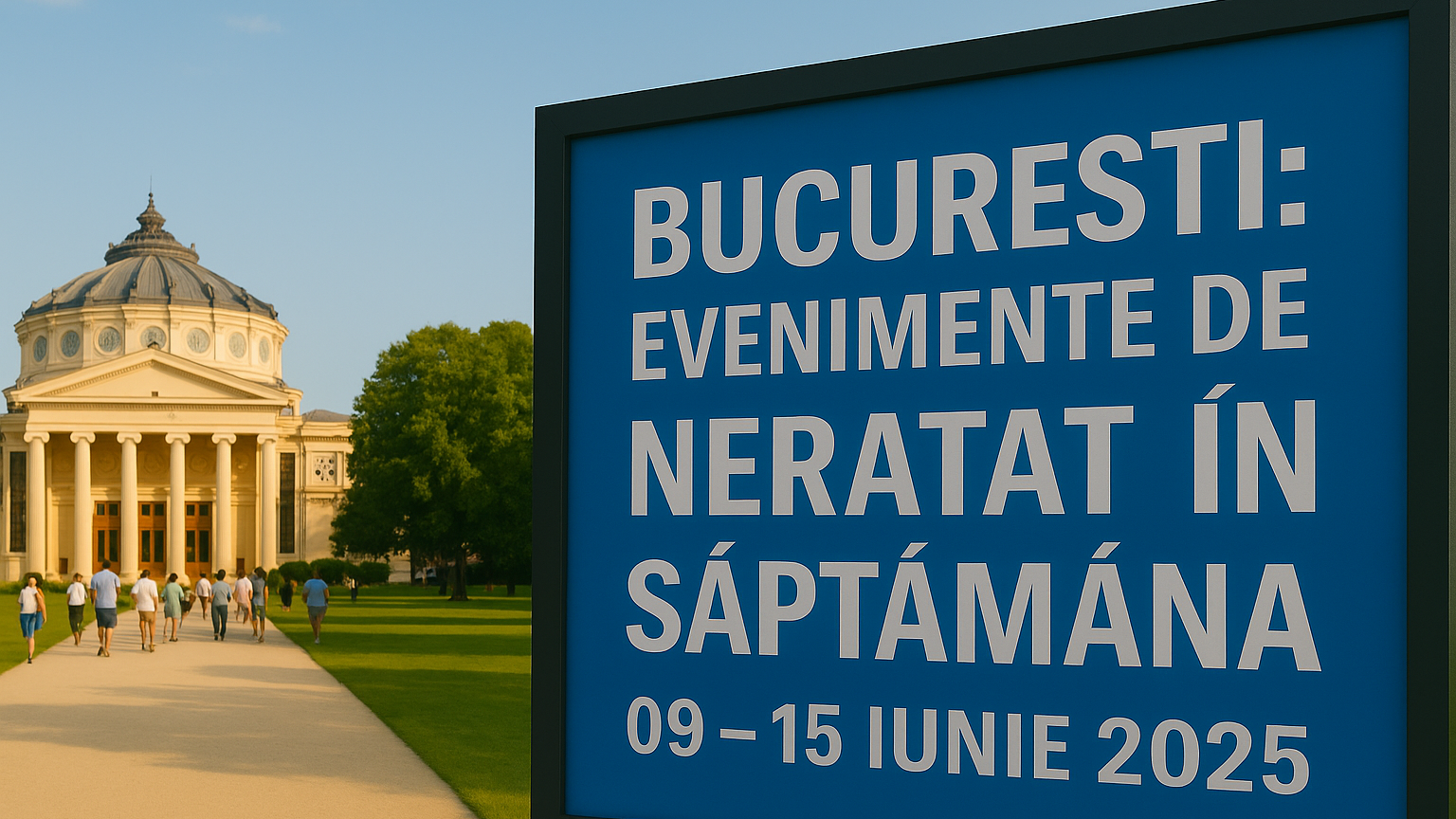 București: evenimente de neratat în săptămâna 09–15 iunie 2025 imagine postare