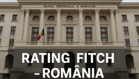 Fitch menține ratingul de investiții al României, dar avertizează asupra deficitului bugetar ridicat imagine postare