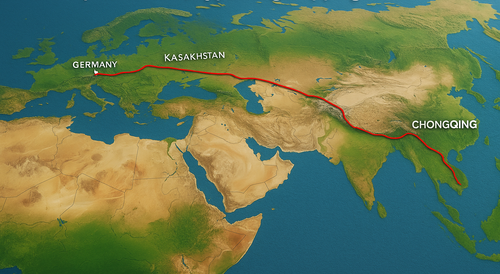 China construiește un „canal de Suez terestru”: un super‐coridor feroviar între Europa și Asia imagine postare