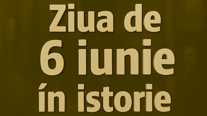 Ziua de 6 iunie în istorie imagine postare