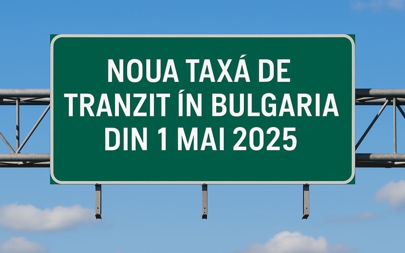 Noua taxă de tranzit în Bulgaria din 1 mai 2025: Ce trebuie să știe șoferii români imagine postare
