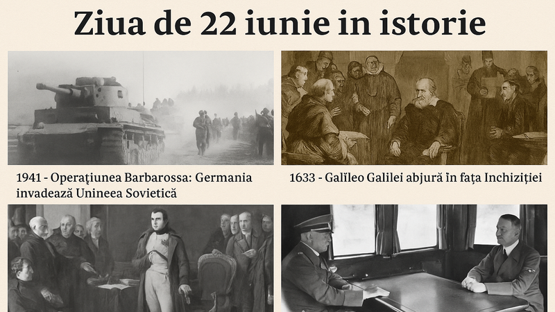 Ziua de 22 iunie în istorie imagine postare