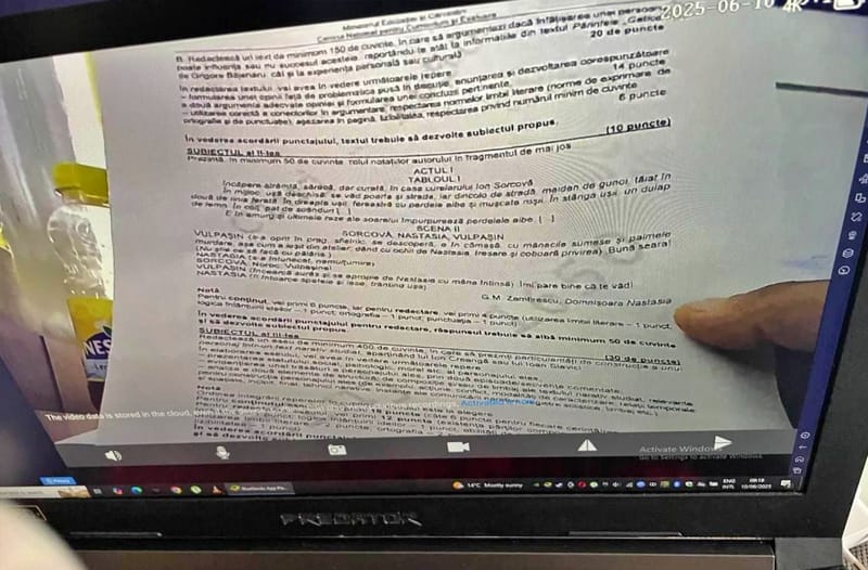 Subiecte la Română, Bac 2025: Eseu despre roman psihologic și text argumentativ din lectură la prima vedere imagine postare