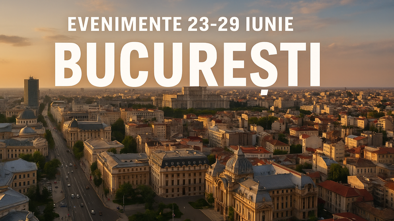 București: evenimente de neratat în săptămâna 23–29 iunie 2025 imagine postare