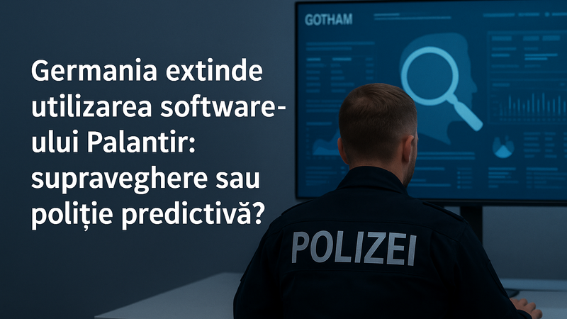 Germania extinde utilizarea software-ului Palantir: supraveghere sau poliție predictivă? imagine postare